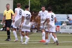 Toto - Pokal - Saison 2024/25 - DJK Hein - FC Ingolstadt 04 -  - Der 0:1 Treffer durch Davide Sekulovic (Nr.33 - FCI) - jubel - XXXXX - Foto: Meyer Jürgen