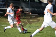 Kreisliga - Saison 2026/27 - TSV Großmehring - SV Kasing - Emre Erbas rot Kasing - Maximilian Samweber weiss Großmehring - Foto: Meyer Jürgen