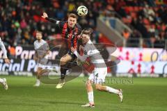 3. Liga; FC Ingolstadt 04 - Energie Cottbus; Zweikampf Kampf um den Ball Sebastian Grönning (11, FCI) Campulka Tim (4 ECO)