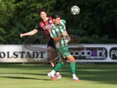 Landesliga - Freundschaftsspiel - Saison 2026/27 - SV Manching - FC Ingolstadt 04 II - Damian Coric (Nr.8 - FCI II) - Leon Peric (Nr.20 - SV Manching) - Foto: Meyer Jürgen