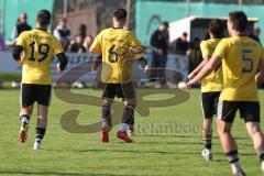 Kreisliga - Saison 2025/26- TSV Lichtenau - TSV Hohenwart - Marc Steingräber gelb Lichtenau mit dem 1:1 Ausgleichstreffer - jubel - Foto: Meyer Jürgen