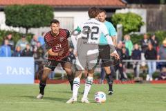 3. Liga; Testspiel; FC Ingolstadt 04 - Borussia Mönchengladbach;  Lukas Fröde (34, FCI) Neuhaus Florian (32 BMG)