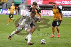 3. Liga - Dynamo Dresden - FC Ingolstadt 04 - Justin Butler (31, FCI) Mörschel Heinz (8 Dresden)