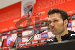 3. Liga; FC Ingolstadt 04 - Rot-Weiss Essen; Pressekonferenz Cheftrainer Guerino Capretti (FCI)
