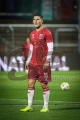 3. Liga; FC Viktoria Köln - FC Ingolstadt 04; vor dem Spiel Jonas Scholz (15, FCI)