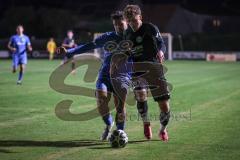 Landesliga - Saison 2026/27 - SV Manching - VFB Durach - Timo Jung Nr.20 - SV Manching) - Mark Nosdrin blau Durach  - Foto: Meyer Jürgen