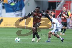 3. Liga; FC Ingolstadt 04 - MSV Duisburg; Obed Ugondu (17, FCI) Sussek Patrick (37 MSV)