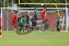 Bayernliga Nord - Saison 2023/2024 - FC Ingolstadt 04 - VFB Eichstätt - Fabian Cavadias (Nr.16 - FCI II) - Jurkic Manuel Torwart Eichstätt - Foto: Meyer Jürgen