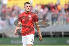 Toto-Pokal Finale; Würzburger Kickers - FC Ingolstadt 04; vor dem Spiel Mladen Cvjetinovic (19, FCI)