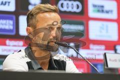 3. Liga; FC Ingolstadt 04 - Würzburger Kickers; nach dem Spiel Pressekonferenz Interview Cheftrainer Michael Schiele (WKI)