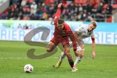 3. Liga; FC Ingolstadt 04 - TSG Hoffenheim II; Marcel Costly (22, FCI) Lässig Valentin (6 TSG)