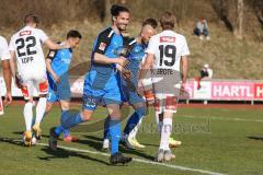 2.BL; Testspiel; FC Ingolstadt 04 - FC Wacker Innsbruck; Tor Jubel Treffer Jonatan Kotzke (25, FCI)