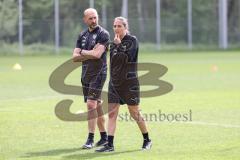 3. Liga; FC Ingolstadt 04 - Neue Trainerin, Wechsel, Trainerwechsel, Cheftrainerin Sabrina Wittmann (FCI) Co-Trainer Maniyel Nergiz (FCI)
