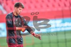 3. Liga; FC Ingolstadt 04 - Alemannia Aachen; vor dem Spiel Torwart David Klein (47, FCI)