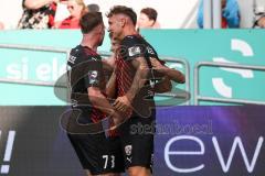 3. Liga; FC Ingolstadt 04 - SSV Ulm 1846; Tor Jubel Treffer Julian Kügel (31, FCI) Jannik Mause (7, FCI) Moritz Seiffert (23, FCI)