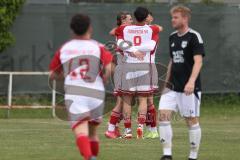 Kreisklasse - Saison 2024/25- Türk SV Ingolstadt - SV Stammham-  -  Der 1:0 Führungstreffer durch - Avni Avdijaj weiss Türkisch - jubel - XXXXX - Foto: Meyer Jürgen
