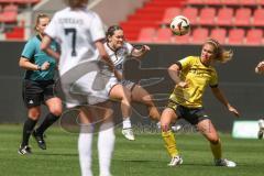 2. Bundesliga Frauen - Saison 2024/25 - FC Ingolstadt 04 Frauen - SV Weinberg - Pija Reininger (Nr.21 - FCI Frauen) - Haberäcker Leonie gelb Weinberg - Foto: Meyer Jürgen
