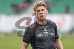 3. Liga; TSV Havelse - FC Ingolstadt 04; Max Plath (14 FCI) vor dem Spiel