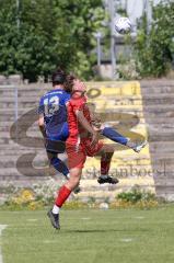 Bayernliga Nord - Saison 2023/2024 - FC Ingolstadt 04 - Würzburger FV 04 - Hock Fabio blau Würzburg - Moritz Wiezorrek (Nr.15 - FCI U21) - Foto: Meyer Jürgen