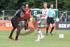 3. Liga; Testspiel; FC Ingolstadt 04 - Borussia Mönchengladbach;  Daouda Beleme (9, FCI) Elvedi Nico (30 BMG)