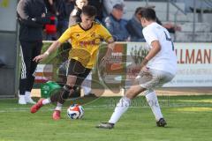 Kreisliga - Saison 2025/26- TSV Lichtenau - TSV Hohenwart - Mark Steingräber gelb Lichtenau - Bastian Mulock weiss Hohenwart - Foto: Meyer Jürgen