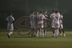 Bezirksfreundschaftsspiel - Saison 2024/25- FC Fatih Ingolstadt - SV Manching - Der 1:1 Ausgleichstreffer durch David Meier (Nr.14 - FC Fatih) - jubel - XXXXX - Foto: Meyer Jürgen