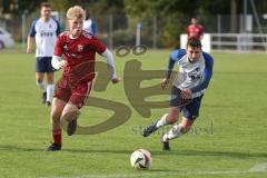 Kreisliga- Saison 2024/25- TSV Etting - TSV Altmannstein-  - Thomas Riegelsberger rot Altmannstein - Daniel Hopf weiss Etting - Foto: Meyer Jürgen