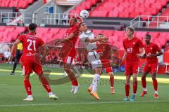 Toto Pokal - Saison 2022/2023 - FC Ingolstadt 04 - Türkspor Augsburg -  Der 2:0 Führungstreffer durch Nikola Stevanovic (Nr.15 - FCI) - Jubel - Foto: Meyer Jürgen