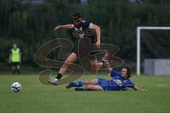 Bezirksliga - Saison 2025/26- TSV Gaimersheim - ASV Dachau - Philipp Stipic (Nr.6 - TSV Gaimersheim) - Leonardo DI Pasquale blau Dachau - Foto: Meyer Jürgen