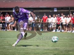 Testspiel - Saison 2026/27 - VFB Eichstätt - FC Ingolstadt 04 - Obed Ugondu (Nr.17 - FCI) schiesst den 0:2 Führungstreffer - jubel - XXXXX - Foto: Meyer Jürgen