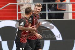 3. Liga; FC Ingolstadt 04 - SSV Ulm 1846; Tor Jubel Treffer David Kopacz (29, FCI) Benjamin Kanuric (8, FCI)