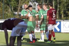 Kreisliga - Saison 2023/2024 - FC Gerolfing - Türk SV Ingolstadt - Der 1:0 Führungstreffer durch Altan Calim grün Gerolfing - jubel - Foto: Meyer Jürgen