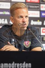 3. Liga; SG Dynamo Dresden - FC Ingolstadt 04; Pressekonferenz Cheftrainer Markus Anfand (DD)