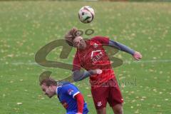 Kreisliga - Saison 2025/26- TSV Kösching - SV Zuchering - Philip Delanowski rot Zuchering - Jonas Betz blau Kösching - Foto: Meyer Jürgen