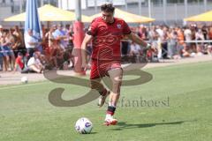 * Testspiel - Saison 2025/26 - FC Ingolstadt 04 - SpVgg Bayreuth - Ognjen Draculic (Nr.30 - FC Ingolstadt 04) mit Kopfverband - XXXXX - Foto: Meyer Jürgen