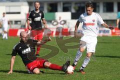 Kreisklasse - Saison 2024/25- TSV Gaimersheim II - SV Buxheim-  - Nico Duschek weiss Buxheim - Moritz Heckl schwarz Gaimersheim - Foto: Meyer Jürgen