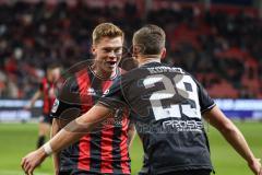 3. Liga; FC Ingolstadt 04 - VfL Osnabrück; Tor Jubel Treffer Sebastian Grönning (11, FCI) David Kopacz (29, FCI)