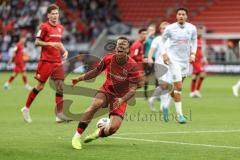 3. Liga; FC Ingolstadt 04 - SSV Ulm; Marcel Costly (22, FCI) verletzt sich Foul
