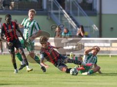 Landesliga - Freundschaftsspiel - Saison 2026/27 - SV Manching - FC Ingolstadt 04 II - Noel Lakatos (Nr.24 - FCI II) - Timo Jung (Nr.21 - SV Manching) - Foto: Meyer Jürgen