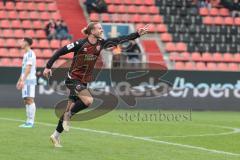 3. Liga; FC Ingolstadt 04 - MSV Duisburg; Vinko Šapina (41, FCI) Tor Jubel Treffer Ausgleich 1:1