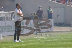 2.BL; Hannover 96 - FC Ingolstadt 04; Cheftrainer Rüdiger Rehm (FCI)