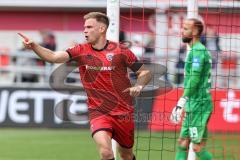 3. Liga; FC Ingolstadt 04 - SSV Ulm; Tor Jubel Treffer Simon Lorenz (32, FCI) Ortag Christian (39 Ulm)