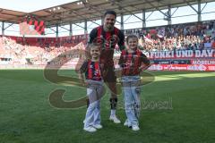 3. Liga - Saison 2024/25 - FC Ingolstadt 04 - SV Wehen Wiesbaden - Das Spiel ist aus - Pascal Testroet (Nr.37 - FCI)  - XXXXX - Foto: Meyer Jürgen