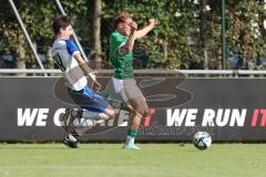 Bezirksliga - Saison 2024/25 - FC Gerolfing - TSV Rohrbach - Timo Kraus (Nr.21 - FC Gerolfing) - Andreas Meier weiss Rohrbach - Foto: Meyer Jürgen