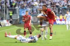 3. Liga; MSV Duisburg - FC Ingolstadt 04; Zweikampf Kampf um den Ball Marcel Costly (22, FCI) Hahn Alexander (42 MSV)