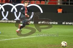 3. Liga; FC Ingolstadt 04 - Energie Cottbus; Alleingang Solo Tim Heike (9, FCI) Torchance verpasst.