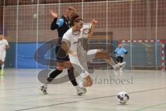 Futsal - Saison 2024/25- MTV Ingolstadt - 1860 München - Renato Cilic schwarz München - Krenar Emini weiss MTV - Foto: Meyer Jürgen