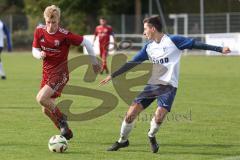 Kreisliga- Saison 2024/25- TSV Etting - TSV Altmannstein-  - Thomas Riegelsberger rot Altmannstein - Daniel Hopf weiss Etting - Foto: Meyer Jürgen