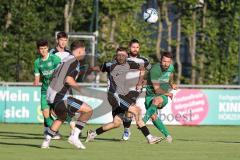 Bezirksliga - Saison 2025/26 - FC Gerolfing - TSV Ober./Unterh.stadt - Baris Soysal (Nr.22 - TSV Ober-/Unterh.stadt) - Christian Träsch grün Gerolfing - Foto: Meyer Jürgen