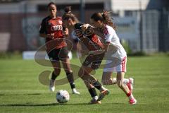 2. Bundesliga Frauen - Saison 2026/27  - FC Ingolstadt 04 Frauen - 1. FC Köln II - Emma Kusch (Nr.9 - FCI Frauen) - Hofmann Paula weiss Köln  - Foto: Meyer Jürgen